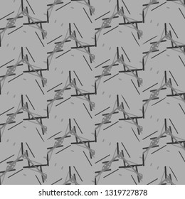 Simple black and white vector illustration. Abstract geometric background pattern