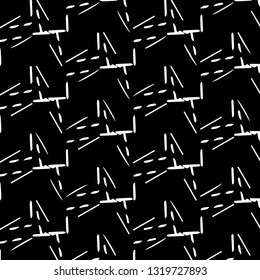 Simple black and white vector illustration. Abstract geometric background pattern