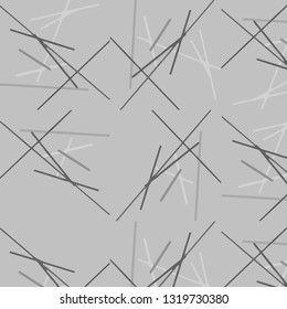 Simple black and white vector illustration. Abstract geometric background pattern