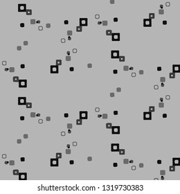 Simple black and white vector illustration. Abstract geometric background pattern