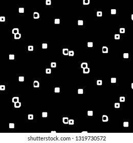 Simple black and white vector illustration. Abstract geometric background pattern