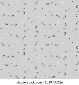 Simple black and white vector illustration. Abstract geometric background pattern