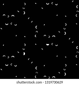 Simple black and white vector illustration. Abstract geometric background pattern