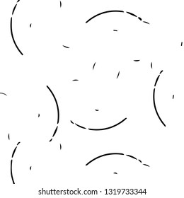 Simple black and white vector illustration. Abstract geometric background pattern