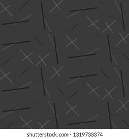 Simple black and white vector illustration. Abstract geometric background pattern