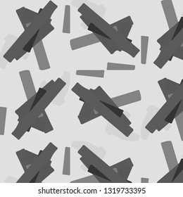 Simple black and white vector illustration. Abstract geometric background pattern