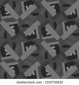 Simple black and white vector illustration. Abstract geometric background pattern