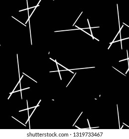 Simple black and white vector illustration. Abstract geometric background pattern