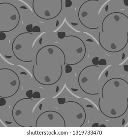 Simple black and white vector illustration. Abstract geometric background pattern