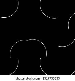 Simple black and white vector illustration. Abstract geometric background pattern