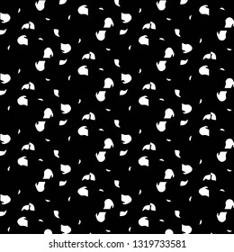 Simple black and white vector illustration. Abstract geometric background pattern