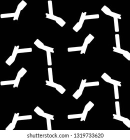 Simple black and white vector illustration. Abstract geometric background pattern