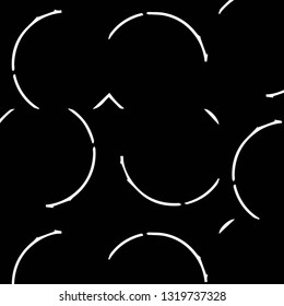 Simple black and white vector illustration. Abstract geometric background pattern