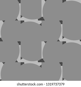 Simple black and white vector illustration. Abstract geometric background pattern