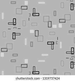 Simple black and white vector illustration. Abstract geometric background pattern