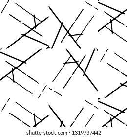 Simple black and white vector illustration. Abstract geometric background pattern