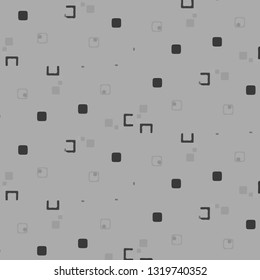 Simple black and white vector illustration. Abstract geometric background pattern