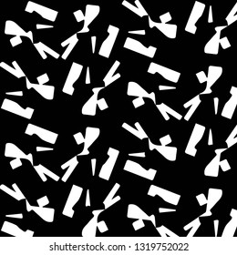Simple black and white vector illustration. Abstract geometric background pattern