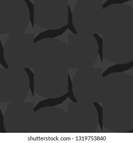 Simple black and white vector illustration. Abstract geometric background pattern