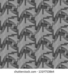 Simple black and white vector illustration. Abstract geometric background pattern