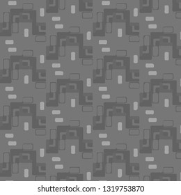 Simple black and white vector illustration. Abstract geometric background pattern