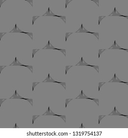 Simple black and white vector illustration. Abstract geometric background pattern