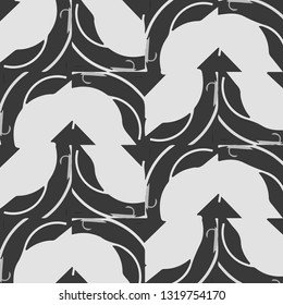 Simple black and white vector illustration. Abstract geometric background pattern