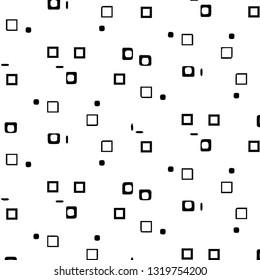 Simple black and white vector illustration. Abstract geometric background pattern