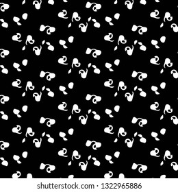 Simple black and white vector illustration. Abstract geometric background pattern