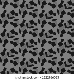 Simple black and white vector illustration. Abstract geometric background pattern