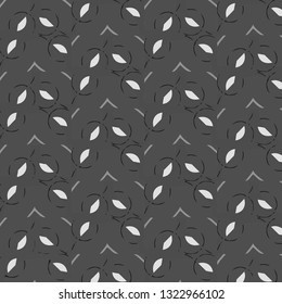 Simple black and white vector illustration. Abstract geometric background pattern