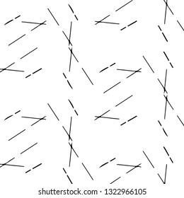 Simple black and white vector illustration. Abstract geometric background pattern