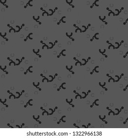 Simple black and white vector illustration. Abstract geometric background pattern