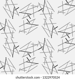 Simple black and white vector illustration. Abstract geometric background pattern