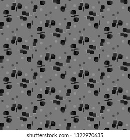 Simple black and white vector illustration. Abstract geometric background pattern