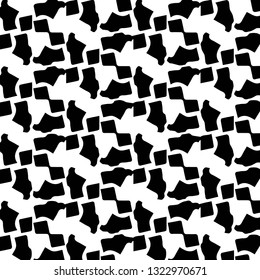 Simple black and white vector illustration. Abstract geometric background pattern