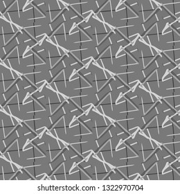 Simple black and white vector illustration. Abstract geometric background pattern