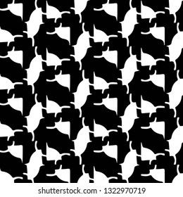 Simple black and white vector illustration. Abstract geometric background pattern