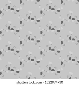 Simple black and white vector illustration. Abstract geometric background pattern