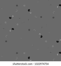 Simple black and white vector illustration. Abstract geometric background pattern