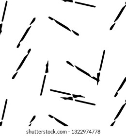Simple black and white vector illustration. Abstract geometric background pattern