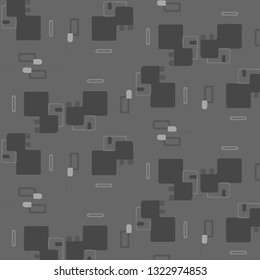 Simple black and white vector illustration. Abstract geometric background pattern