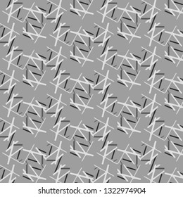 Simple black and white vector illustration. Abstract geometric background pattern