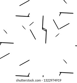 Simple black and white vector illustration. Abstract geometric background pattern