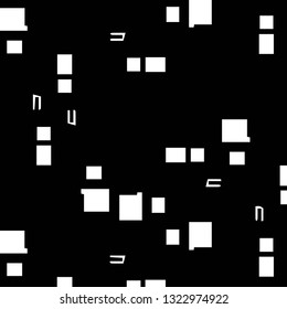 Simple black and white vector illustration. Abstract geometric background pattern