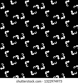Simple black and white vector illustration. Abstract geometric background pattern