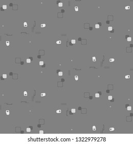 Simple black and white vector illustration. Abstract geometric background pattern