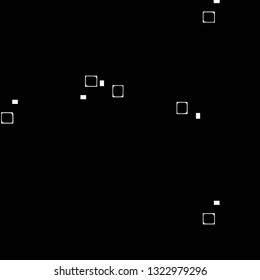 Simple black and white vector illustration. Abstract geometric background pattern