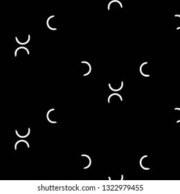 Simple black and white vector illustration. Abstract geometric background pattern