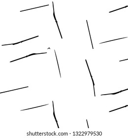 Simple black and white vector illustration. Abstract geometric background pattern